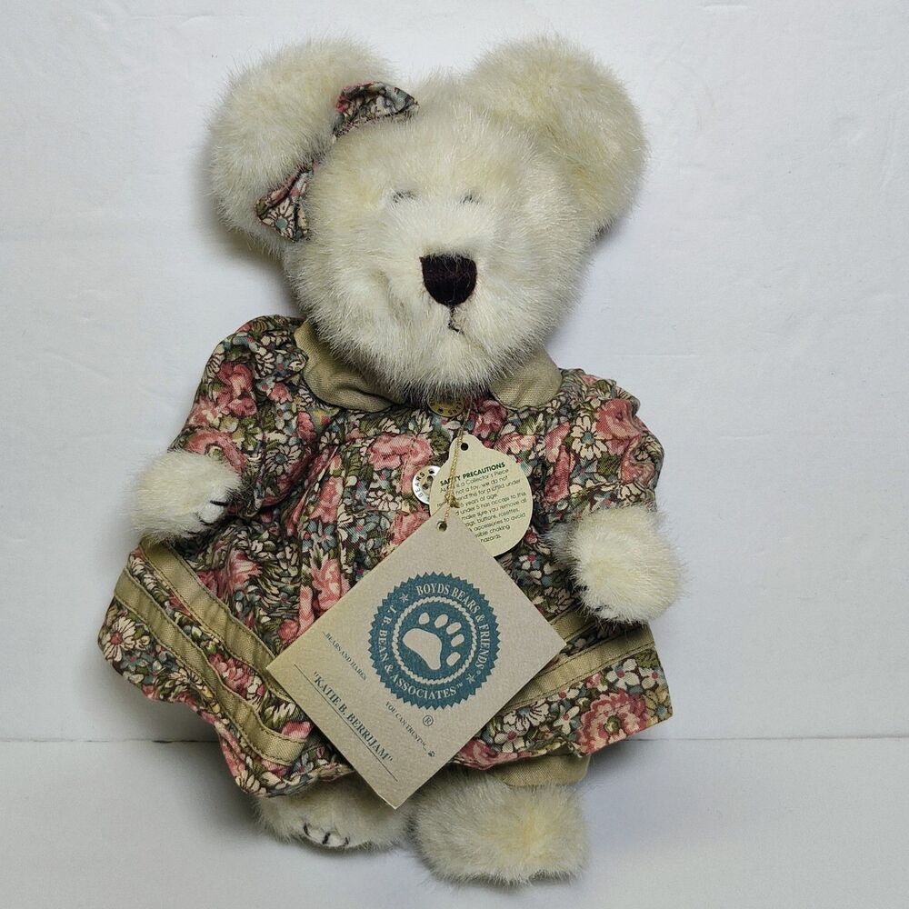 Boyds Bears Katie B Berrijam NWT RETIRED  20th Anniversary 1999
